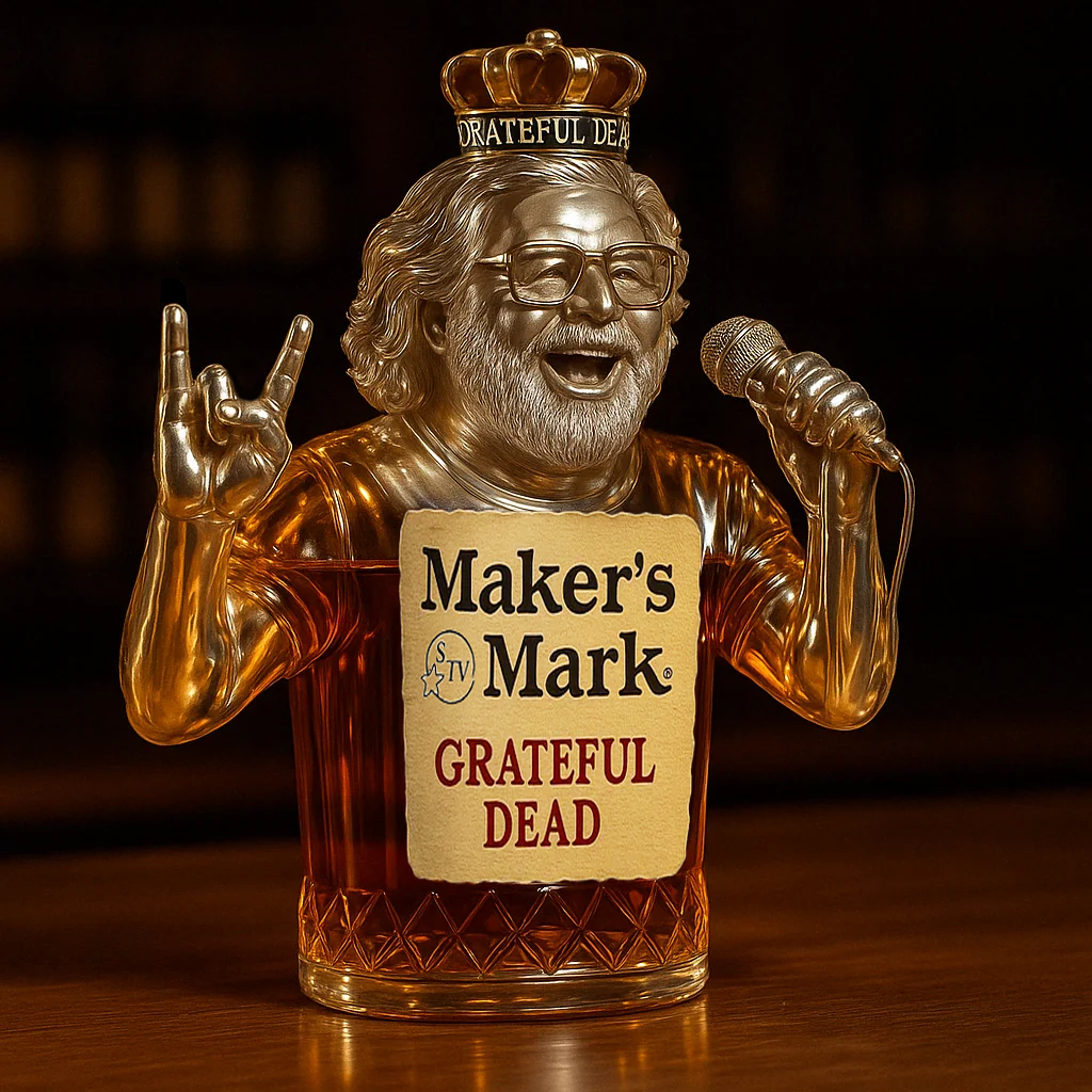 Vintage Jerry Garcia Liquor Decanter - Luxicro