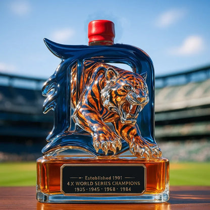 Authentic MLB Tigers Liquor Decanter
