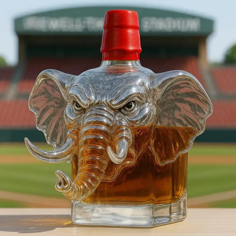 Alabama Crimson Tide Decanter Whiskey Bottle