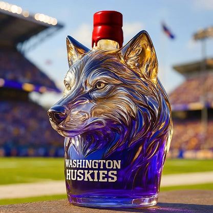 Authentic Washington Huskies Liquor Decanter
