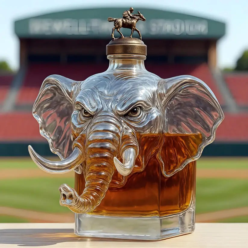 Alabama Crimson Tide Decanter Whiskey Bottle
