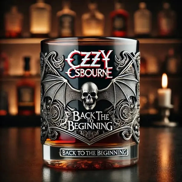 Rockstar Ozzy Osbourne Whiskey Tumbler - Luxicro