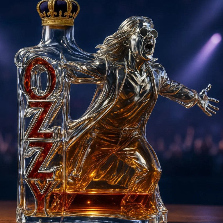 Luxury Wine Decanter with Elegant Sculpted Handle - Luxicro