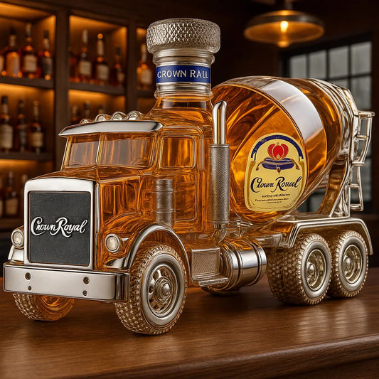 Concrete Mixer Vehicle Decanter Bottle - Luxicro
