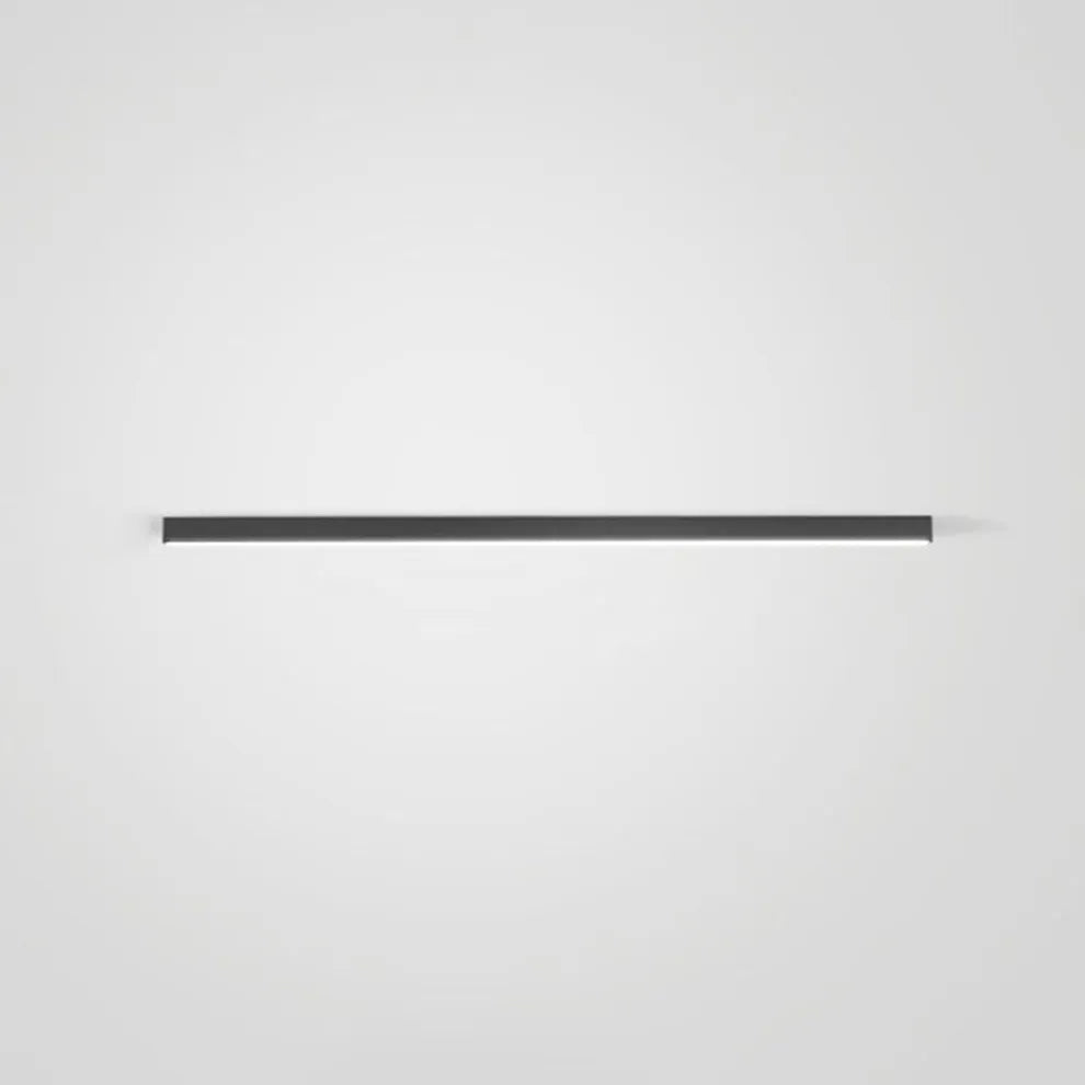 Slim Black Modern Linear Ceiling Lamp