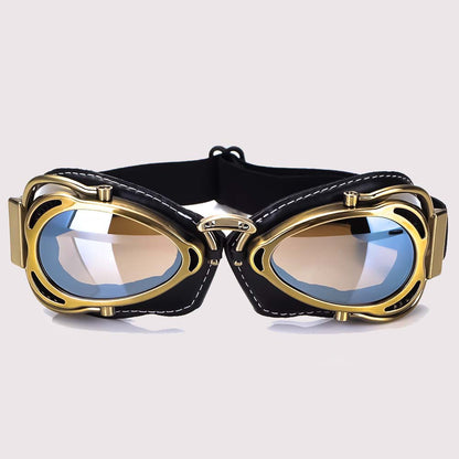 Classic Retro Motorcycle Goggles - Luxicro