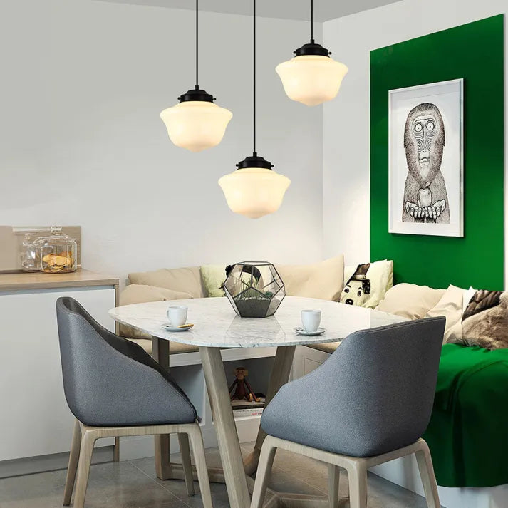 Modern Geo Glass Pendant Light
