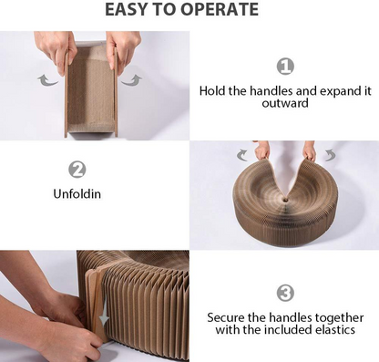 Foldable Cat Scratcher Bed Board
