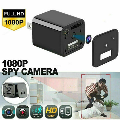 Mini 1080P Spy Camera USB Wall Adapter