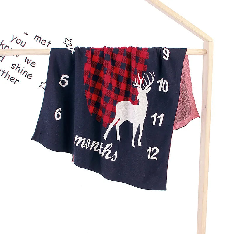 Custom Baby Blanket with Age Milestones