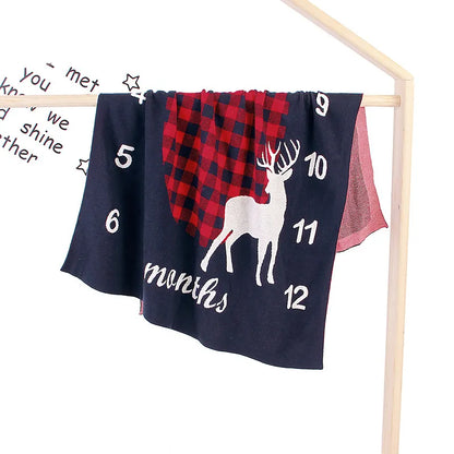 Custom Baby Blanket with Age Milestones