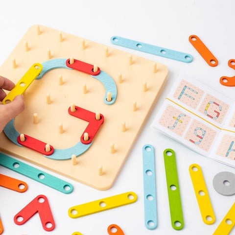 Learning Wood Shape Sorter Toy - Luxicro