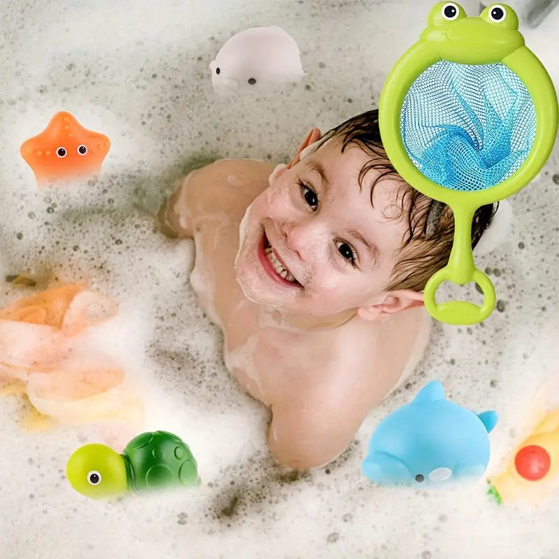 Bright Bubble Bath Toy Set