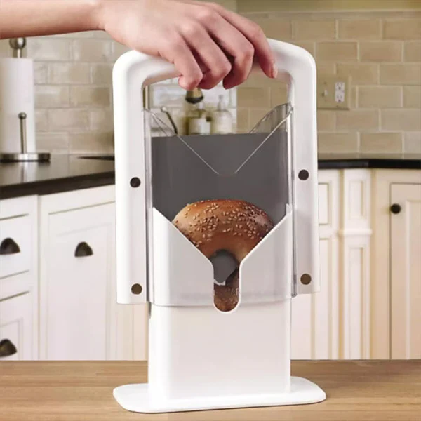 Easy Use Bagel Cutter for All Size Bagels - Luxicro