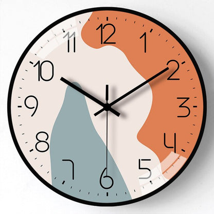 Colorful Wood Decorative Wall Clock