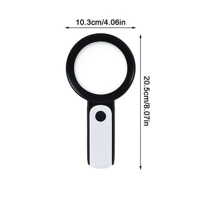 Large Print Handheld Magnifying Glass for Reading
