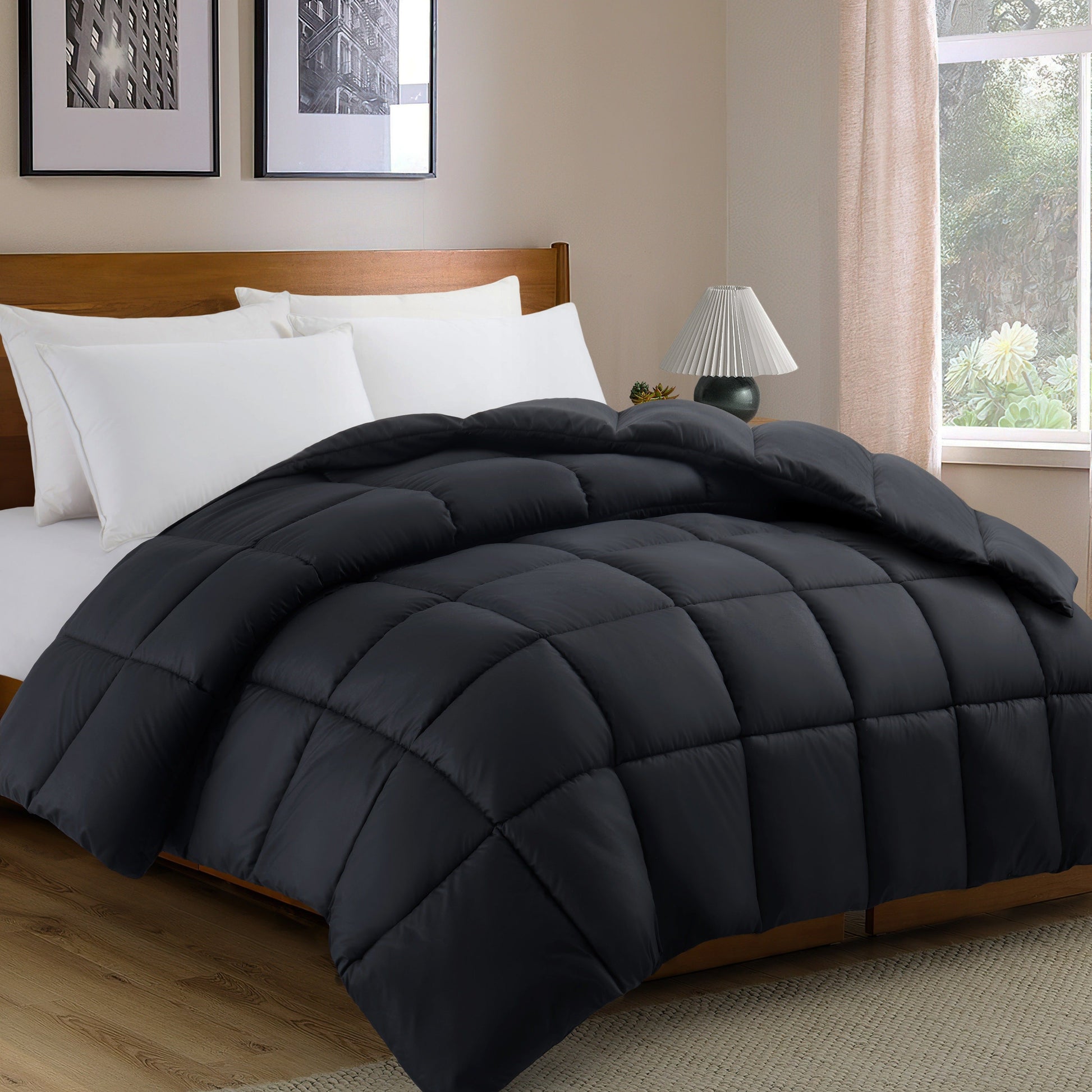 Cozy Breathable Duvet with Down Alternative Filling - Luxicro