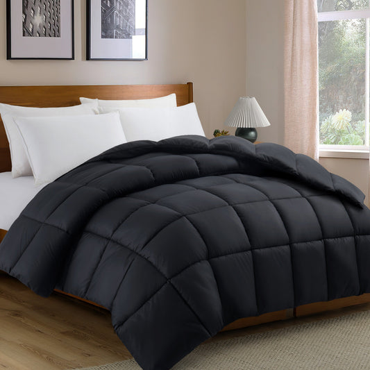 Cozy Breathable Duvet with Down Alternative Filling - Luxicro