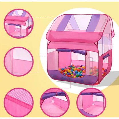 Colorful Kids Play Tent - Indoor Ball Pit Playground