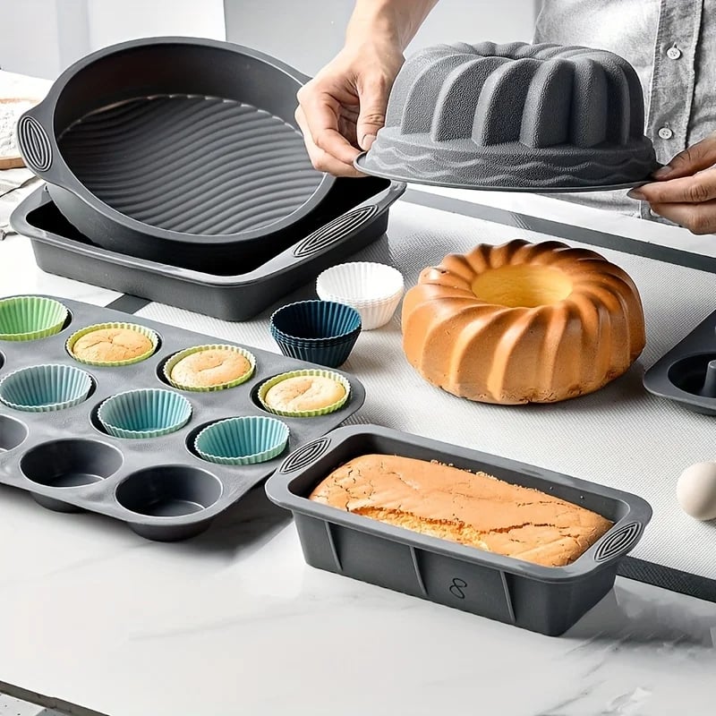 Non Stick Silicone Cooking Utensil Set - Luxicro