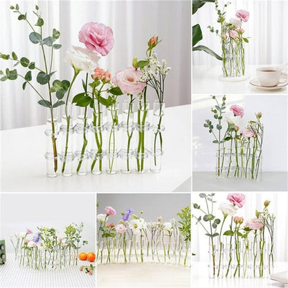 Decorative Glass Floral Vase Set