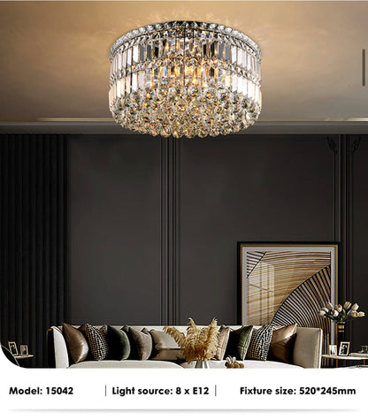 Luxurious Green Crystal Lighting Fixtures