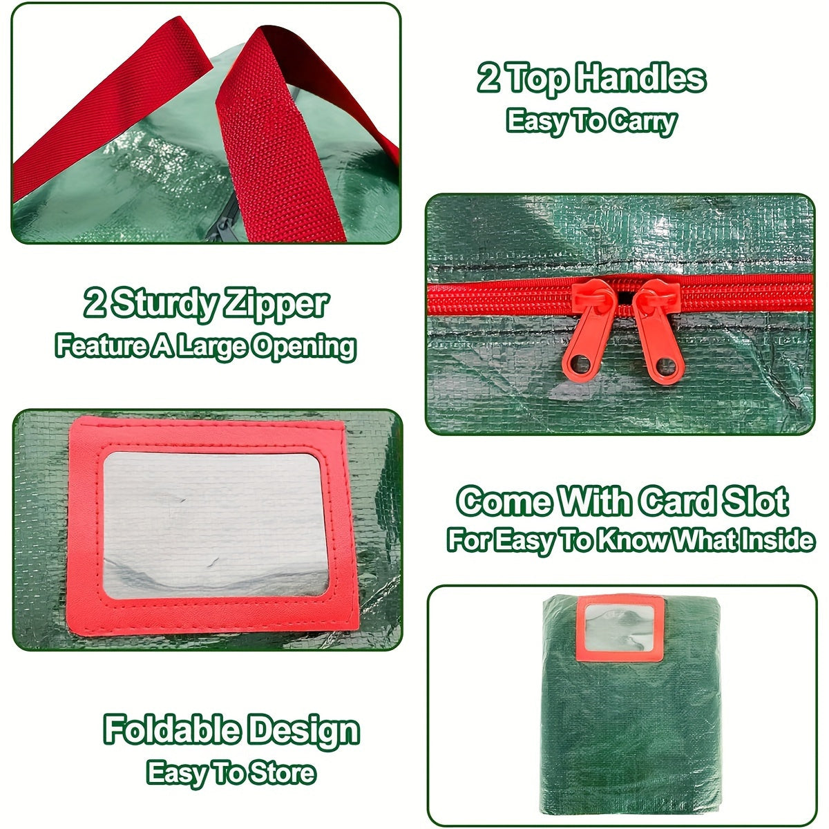 Big Christmas Tree Storage Bag Heavy Duty Waterproof