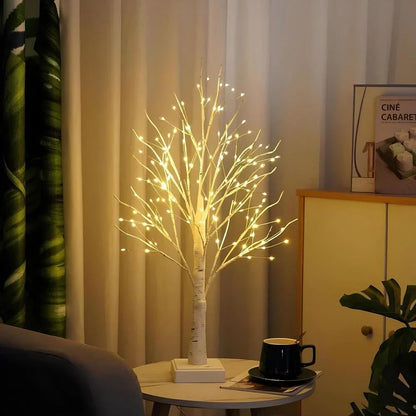 Rustic Wood Desk Light