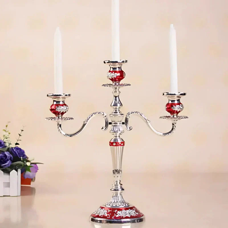 Elegant Gold Candle Holder