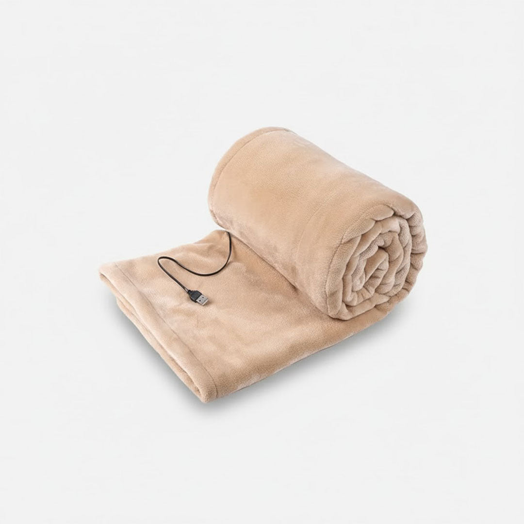 Portable USB Heated Travel Blanket
