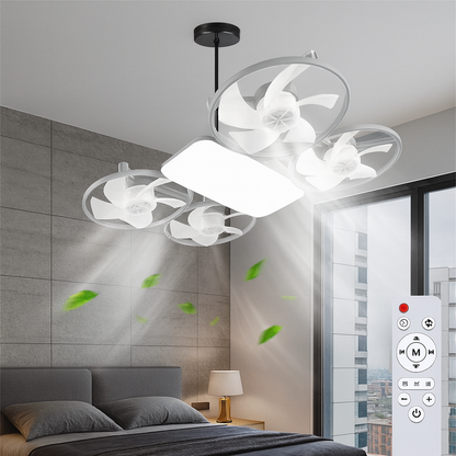 Efficient Cool White Ceiling Fan Light