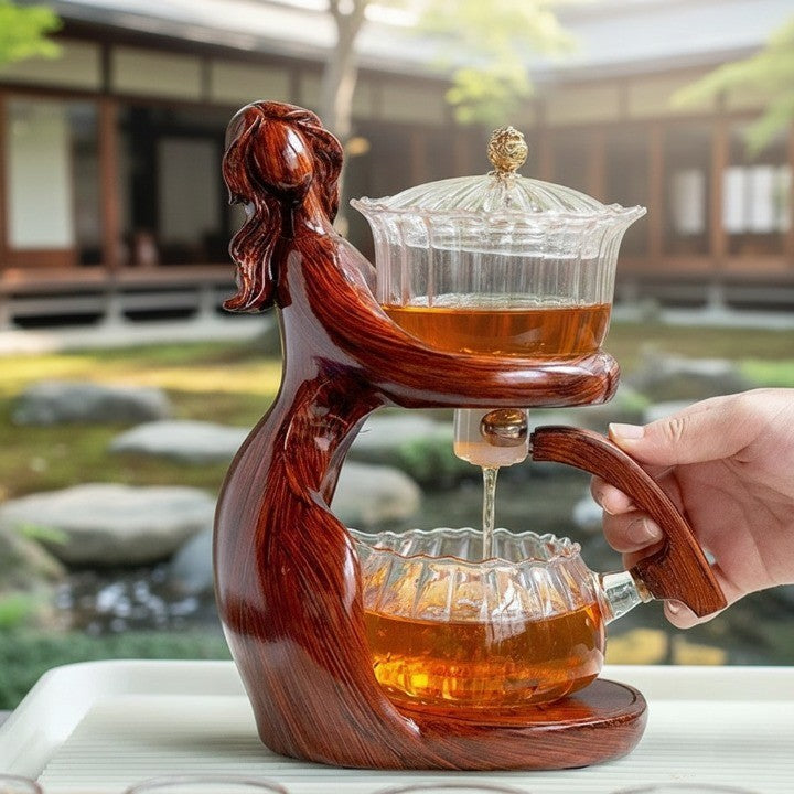 Elegant Natural Wood Tea Infuser
