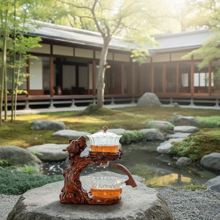 Elegant Natural Wood Tea Infuser
