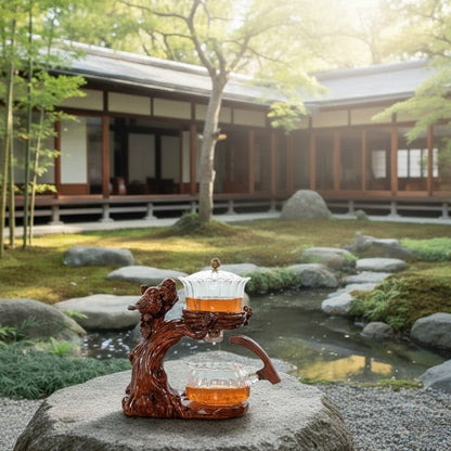 Elegant Natural Wood Tea Infuser