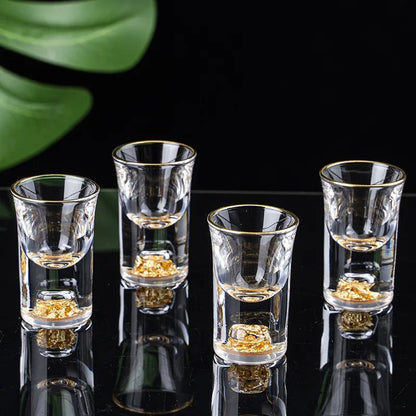 Elegant Crystal Wine Glasses Set