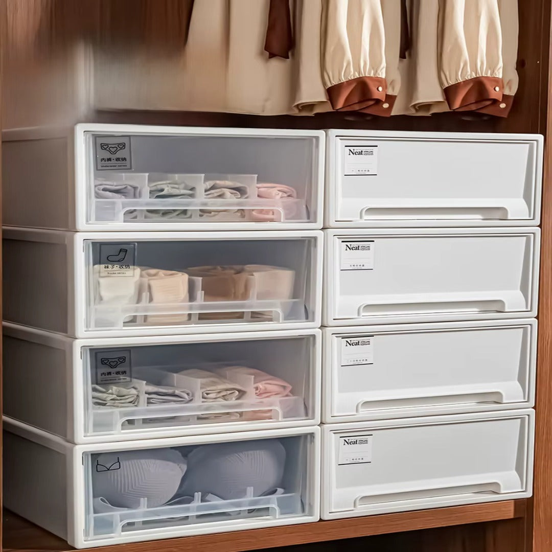 Compact Collapsible Plastic Storage Box
