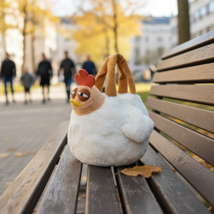 Fun Plush Chicken Backpack
