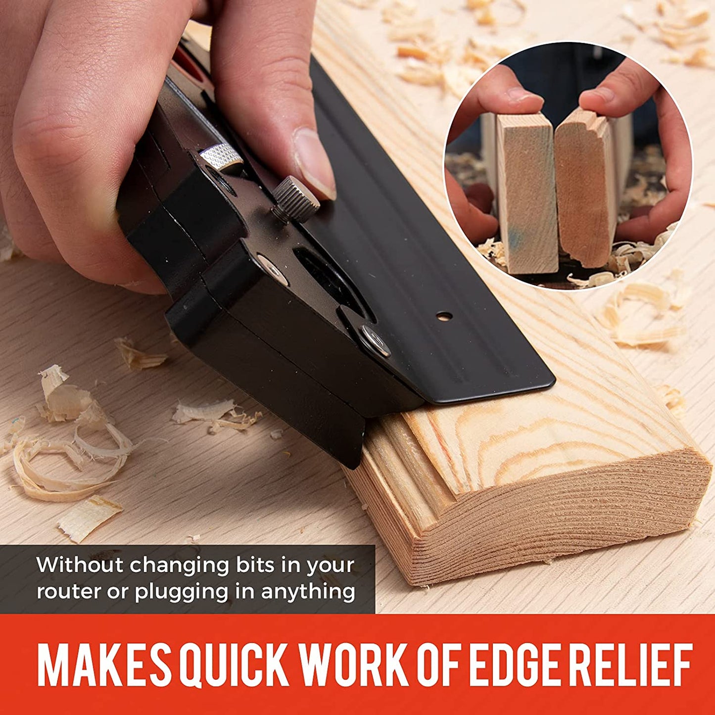 Professional Wood Planer - Surface Smoothing Tool