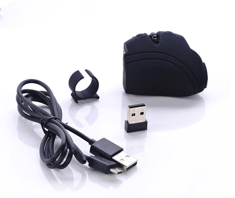 Compact Rechargeable Thumb Mouse - Luxicro