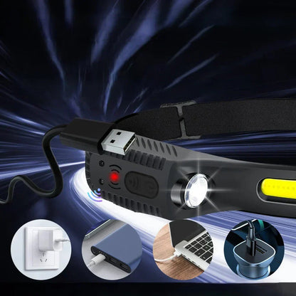 Powerful LED Headlight for Hiking Adventures