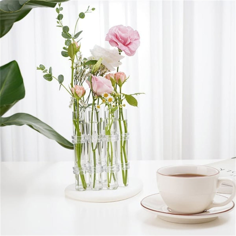 Decorative Glass Floral Vase Set
