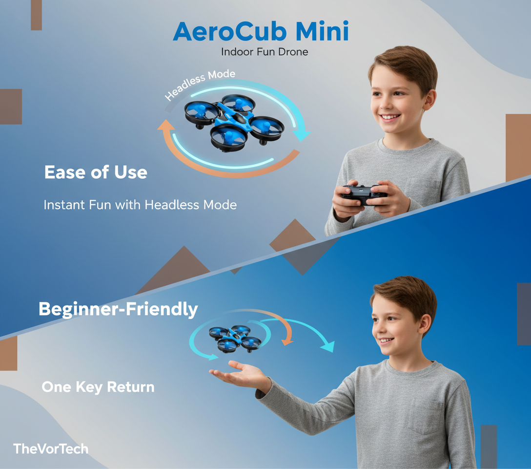 Safe Mini Drone for Kids with Guarded Blades
