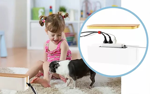 Neat Cord Management Cable Organizer Box
