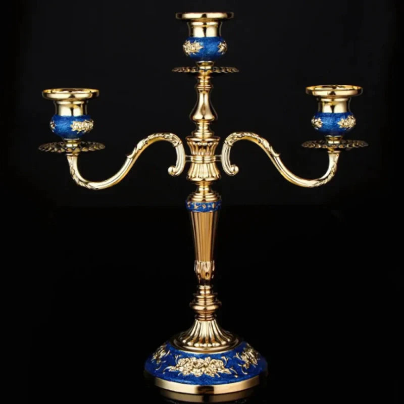 Elegant Gold Candle Holder