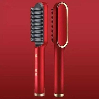 Advanced Ceramic Hair Straightening Comb Brush