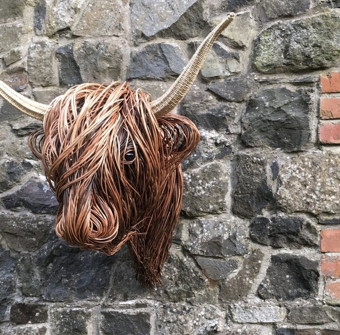 Farmhouse Cow Metal Wall Art