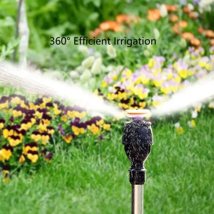Easy Set Circular Lawn Sprinkler with Adjustable Jet