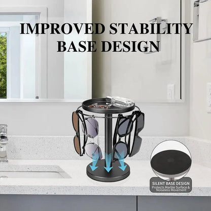 360 Degree Glasses Display Rack - Compact Office Holder