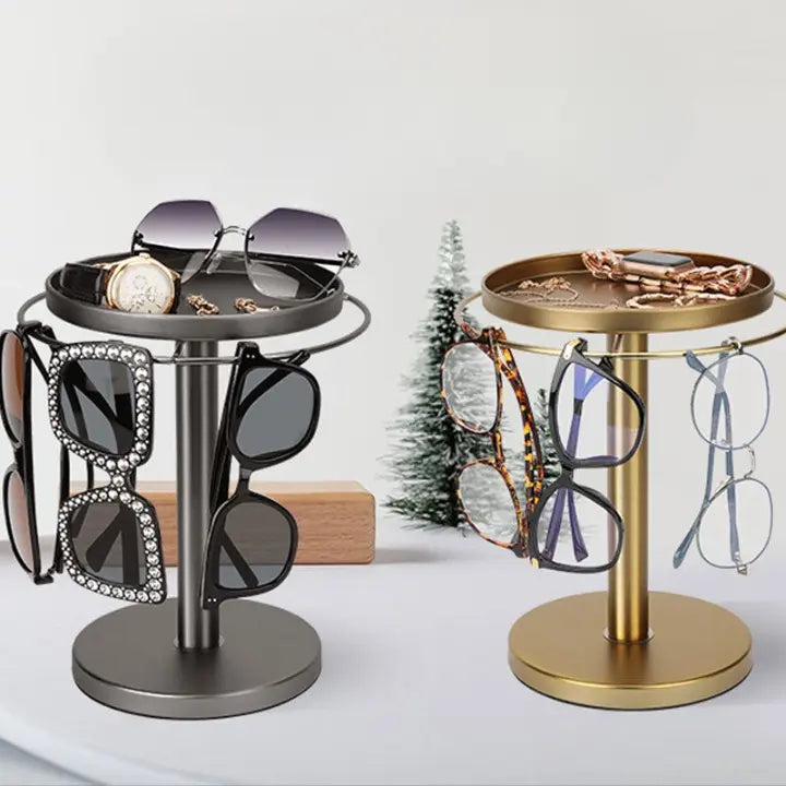 360 Degree Glasses Display Rack - Compact Office Holder