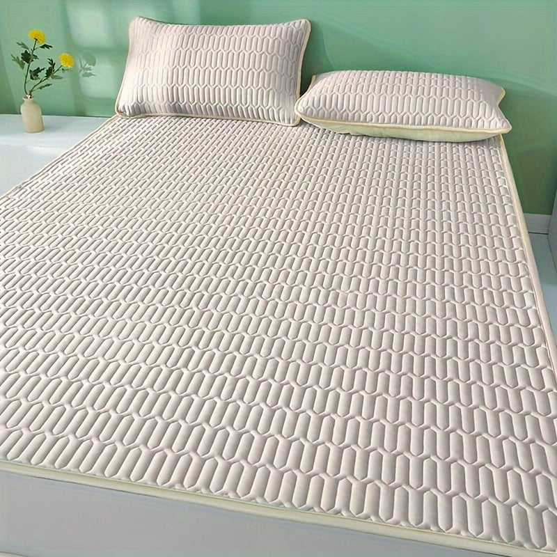 Cool Gel Mattress Topper Set - Ventilated & Portable Bed Pad